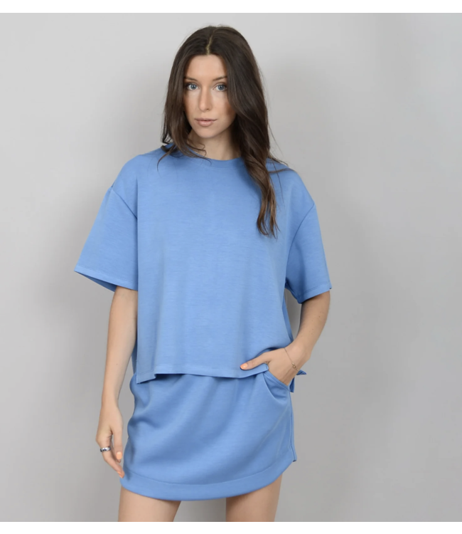 RD International RD Style Tess Soft Knit Short SleeveTop Scuba