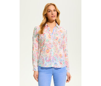 FDJ - NOVICE PAISLEY CRINKLE PRINTED SHIRT