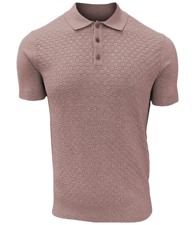 POINT ZERO Polo Shirt with Texture