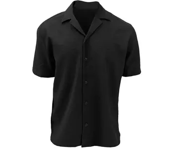 POINT ZERO Textured Cubana Collar Semi Fit