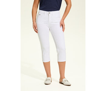 FDJ Olivia Slim Crystal Denim Capri