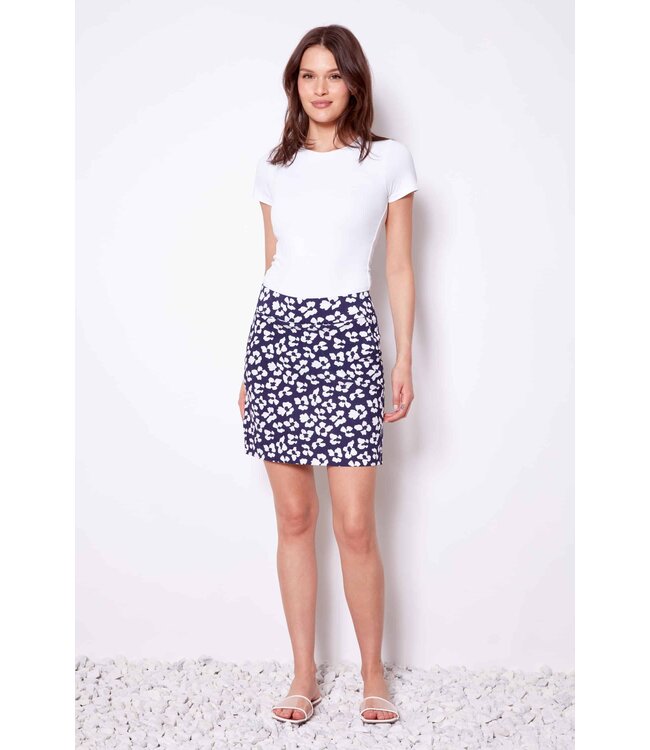 UP CANADA FLORIST TEXTURED TECHNO VENTED SKORT