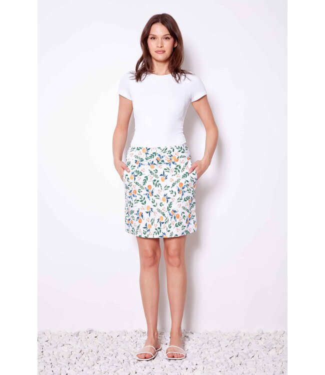 UP CANADA MANDARIN TECHNO VENTED SKORT