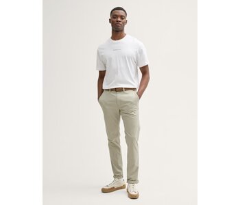 TOM TAILOR Slim chino trousers with a belt