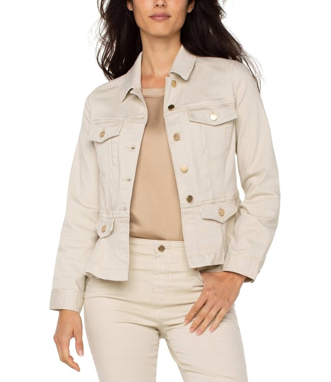 LIVERPOOL Gia Glider Crop Flare With Back Pleat