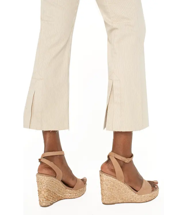 LIVERPOOL Gia Glider Crop Flare With Back Pleat