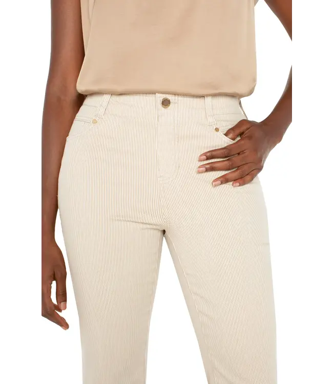 LIVERPOOL Gia Glider Crop Flare With Back Pleat