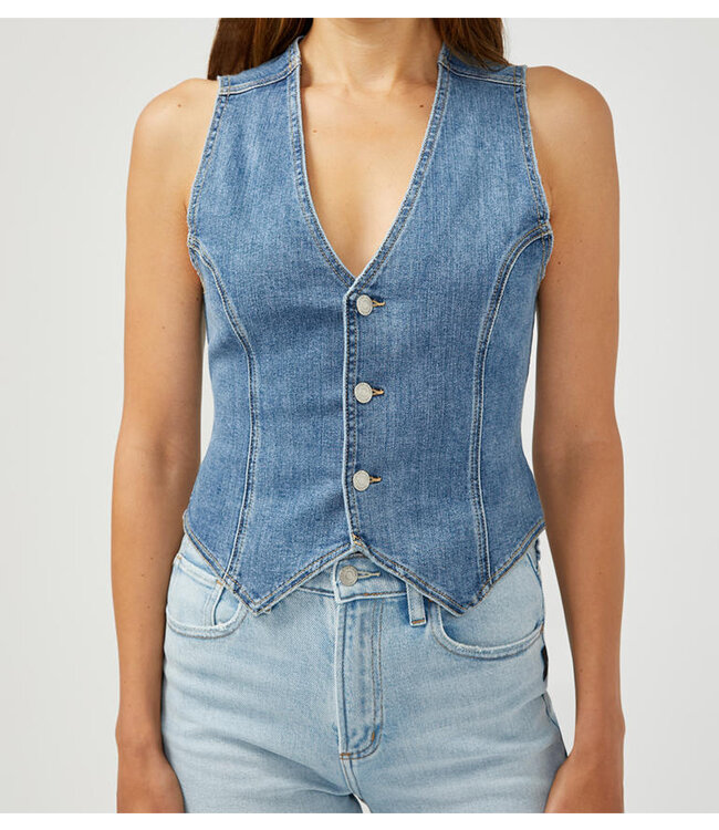 SILVER JEANS CLASSIC DENIM VEST