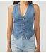 SILVER JEANS SILVER JEANS CLASSIC DENIM VEST
