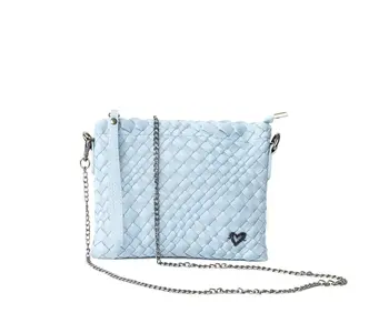 preneLOVE® CHARLOTTE WOVEN CROSSBODY - SKY BLUE