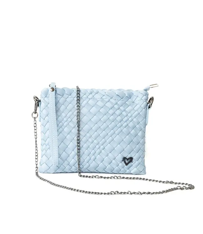 preneLOVE® CHARLOTTE WOVEN CROSSBODY - SKY BLUE