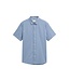 TOM TAILOR Fitted short-sleeved cotton shirt