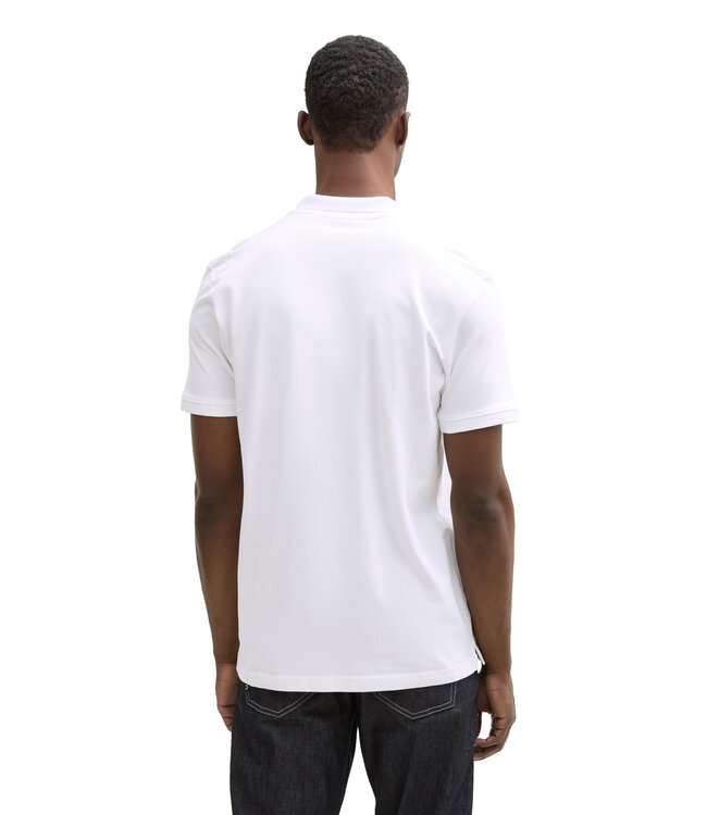 Cotton piqué polo shirt