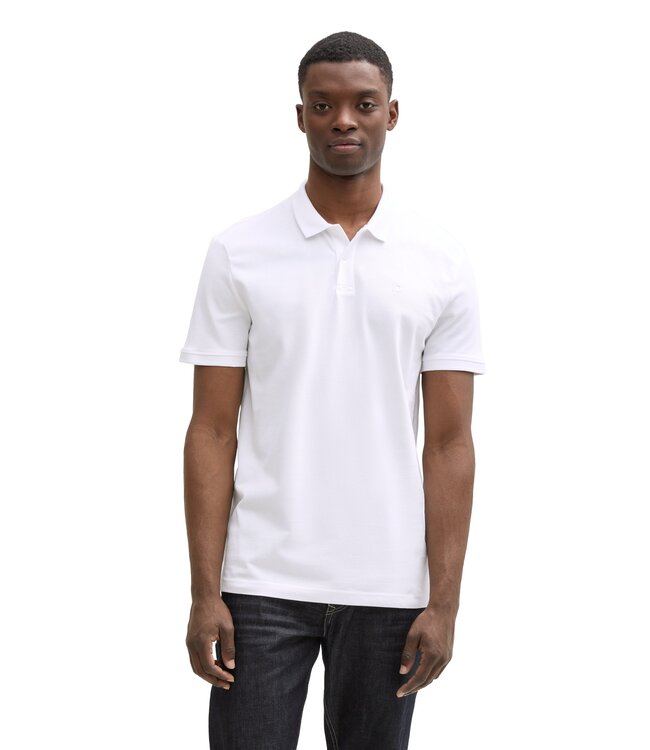 Cotton piqué polo shirt