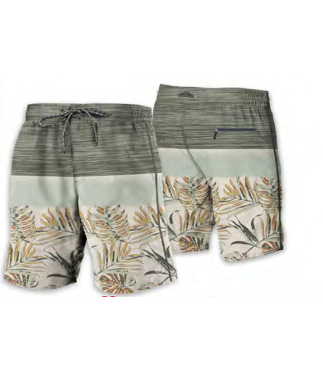 Printed Boardshort 9" Inseam Sage