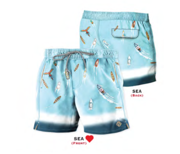 Quick Dry Swim Shorts 6.5 Inseam