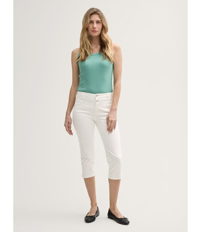 Kate Denim Capri Whisper White