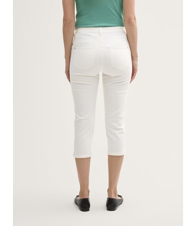 Kate Denim Capri Whisper White