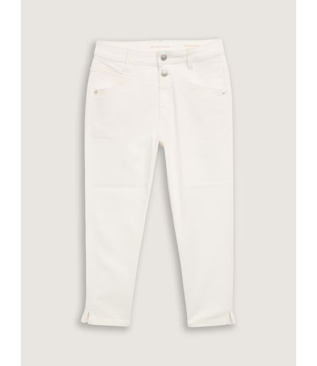 Kate Denim Capri Whisper White