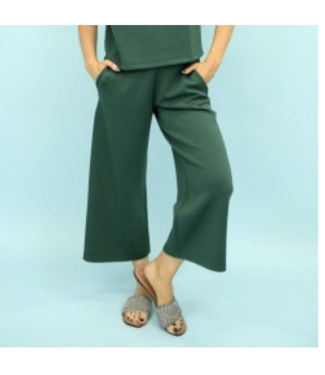 RD Style  VICTORIA  SOFT SCUBA CROPPED PANTS