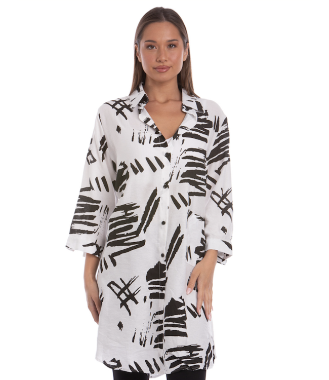 Tunic Abstract Printed Top