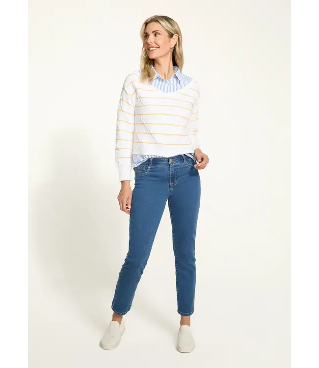 FDJ Olivia Slim Ankle Jeans