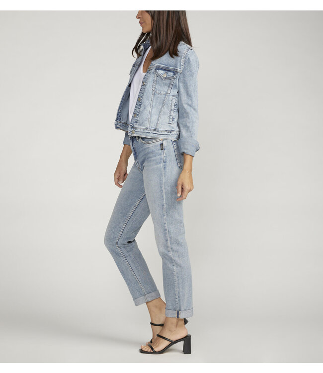 Silver Jeans FITTED JEAN JACKET