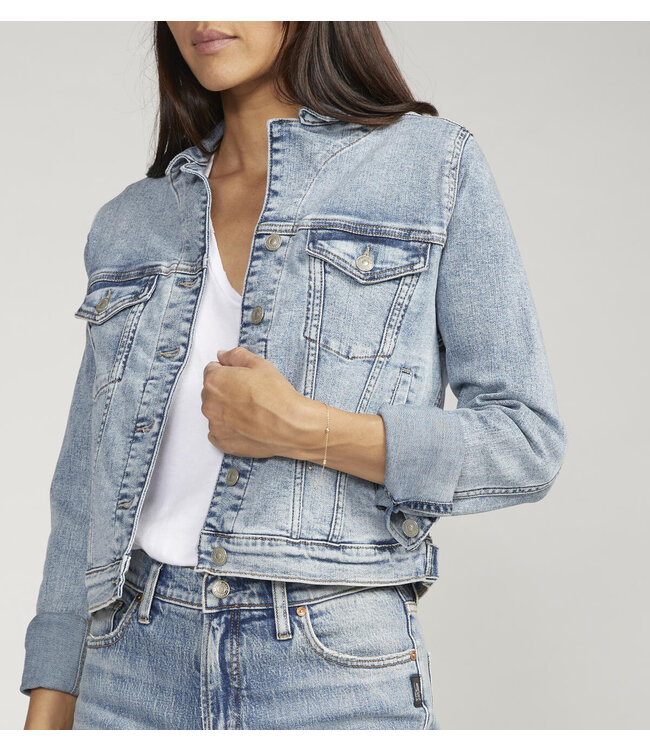 Silver Jeans FITTED JEAN JACKET