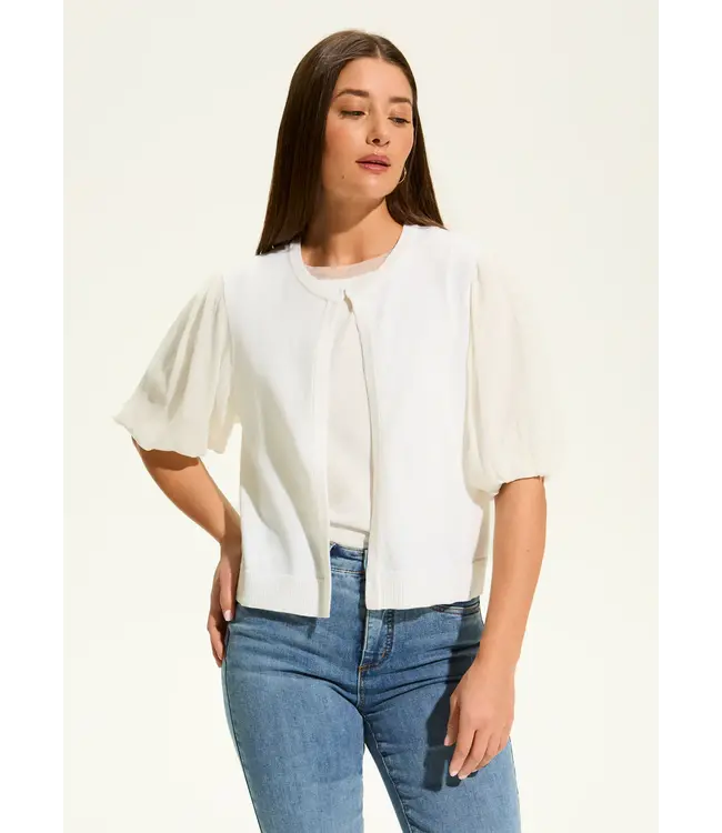 FDJ Elbow Sleeve Cardigan