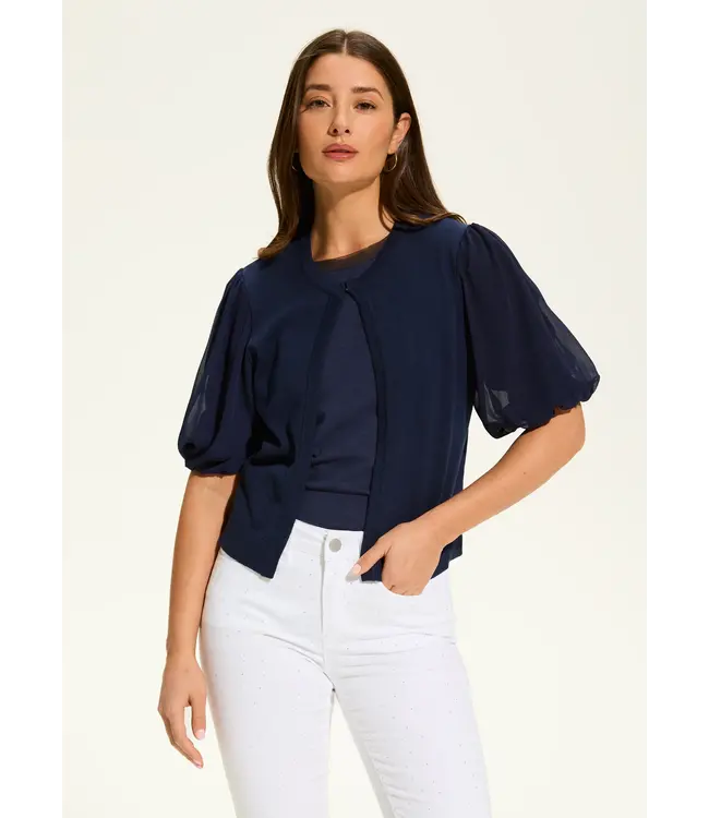 FDJ Elbow Sleeve Cardigan