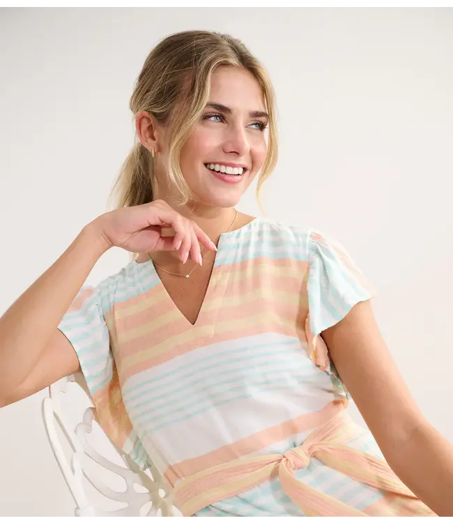 Hatley Hailey dress echo stripes