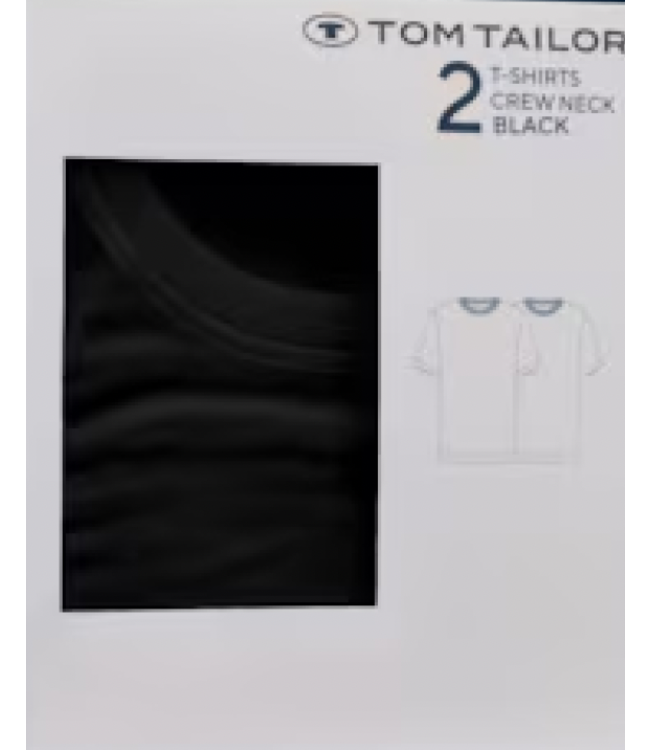 set of 100% Cotton 2  Crew Neck T-shirt in double pack