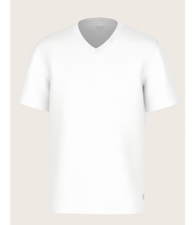 set of 2  100% Cotton V Neck T-shirt in double pack