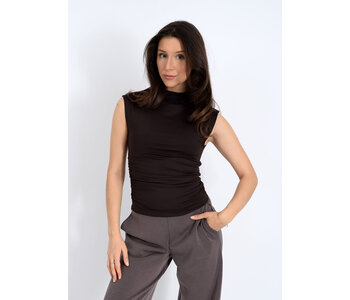 RD STYLE YVE EXTENDED SLEEVE FUNNEL NECK TOP