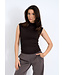 RD International RD STYLE YVE EXTENDED SLEEVE FUNNEL NECK TOP
