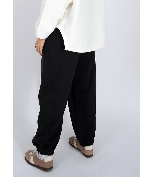 RD Style BARREL PANTS BLACK