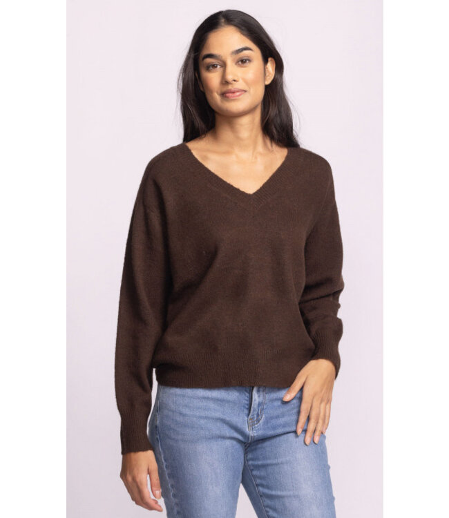 Pink Martini  Jacon Sweater Brown