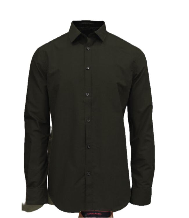 Point Zero Easy Care Solid Colour Dress Shirt