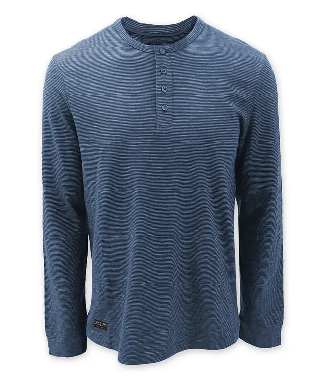 Point Zero 2-tone wide slub jersey long-sleeve Top