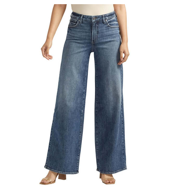 Silver Jeans  ISBISTER WIDE LEG HIGH RISE JEAN