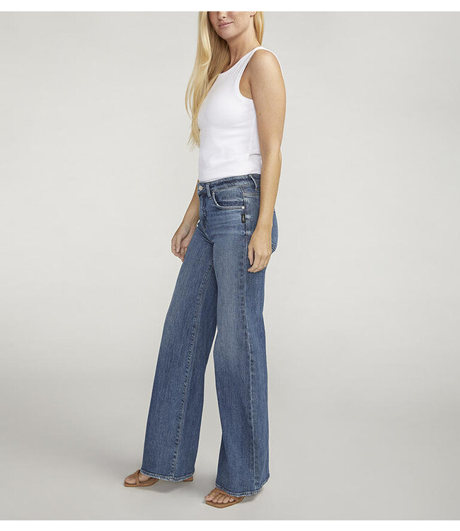 Silver Jeans  ISBISTER WIDE LEG HIGH RISE JEAN
