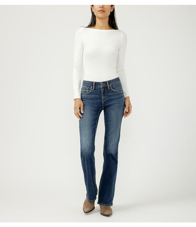 Silver Jeans Suki Mid Rise Bootcut Jeans