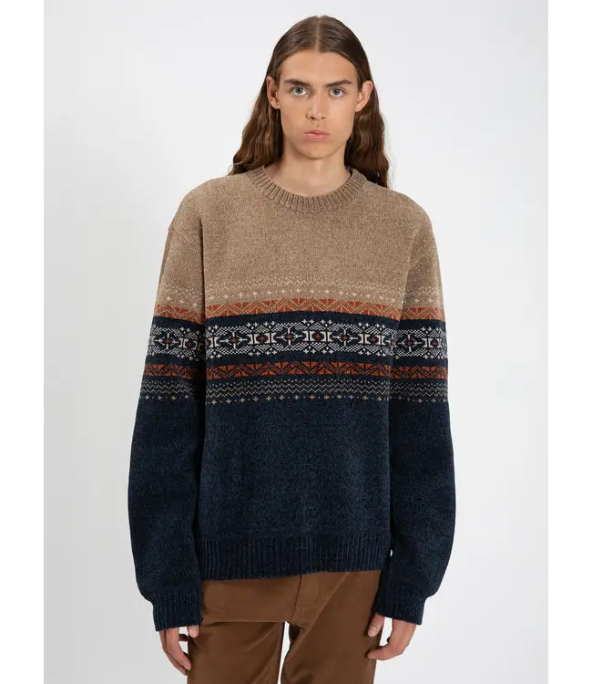 Point Zero  COOPER Crew Neck Jacquard Sweater