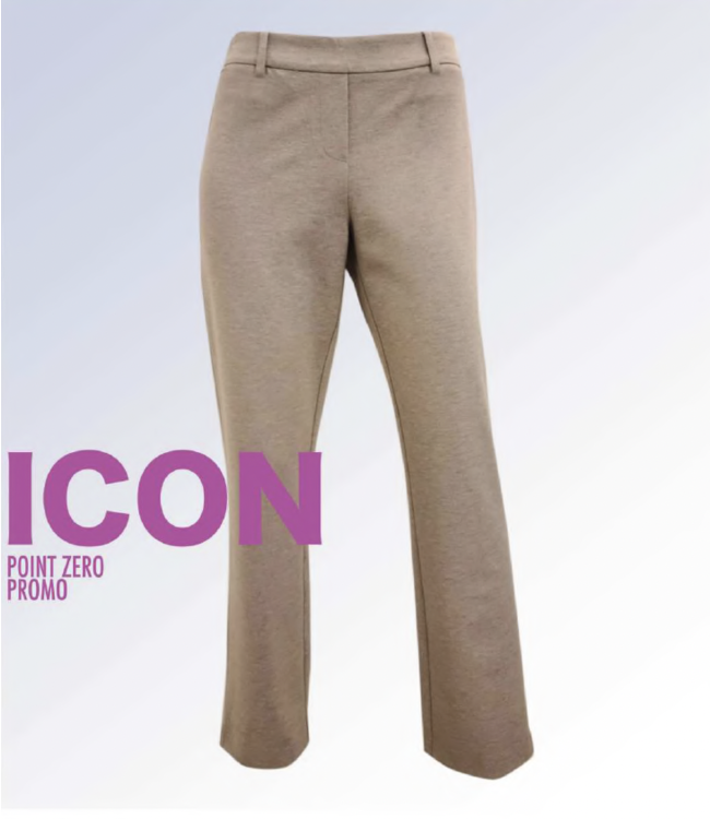 Point Zero Pull On Straight Leg Ponte Pant