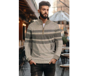 Point Zero Mock Zip Polar Fleece Sweater