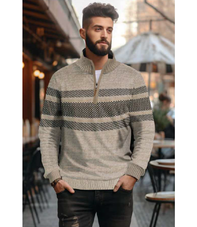 Point Zero Mock Zip Polar Fleece Sweater