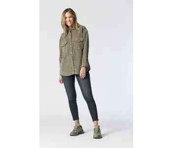 Mavi Livia Corduroy Shirt Aloe