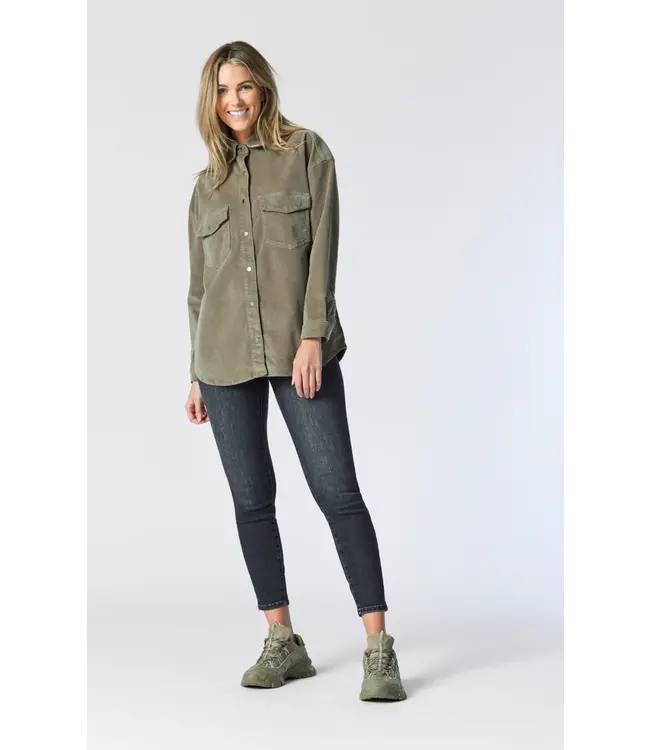 Mavi Livia Corduroy Shirt Aloe