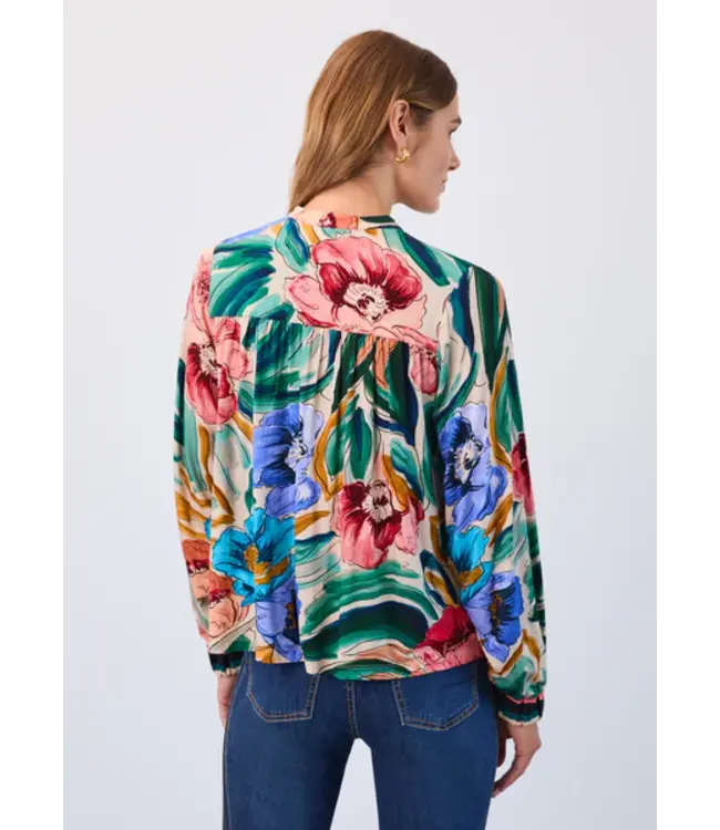 FDJ - BOTANY WATERCOLOUR TOP