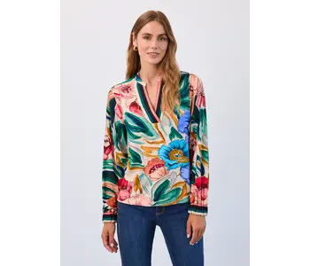 FDJ - BOTANY WATERCOLOUR TOP